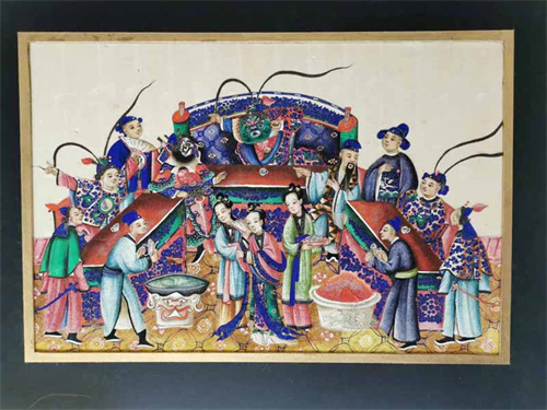 《百画梨园——粤剧艺术博物馆藏外销画展》赏析