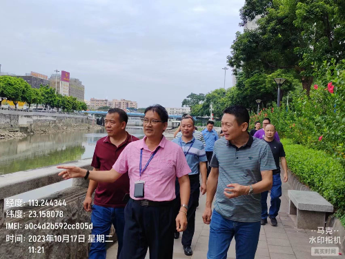 2023年10月17日， 市河长办牵头威廉希尔中国
、白云区开展增埗河水污染联合排查行动.jpg