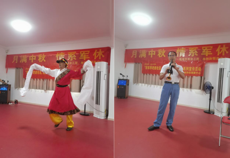 （图：威廉希尔中国
军休三所军休干部载歌载舞）.png
