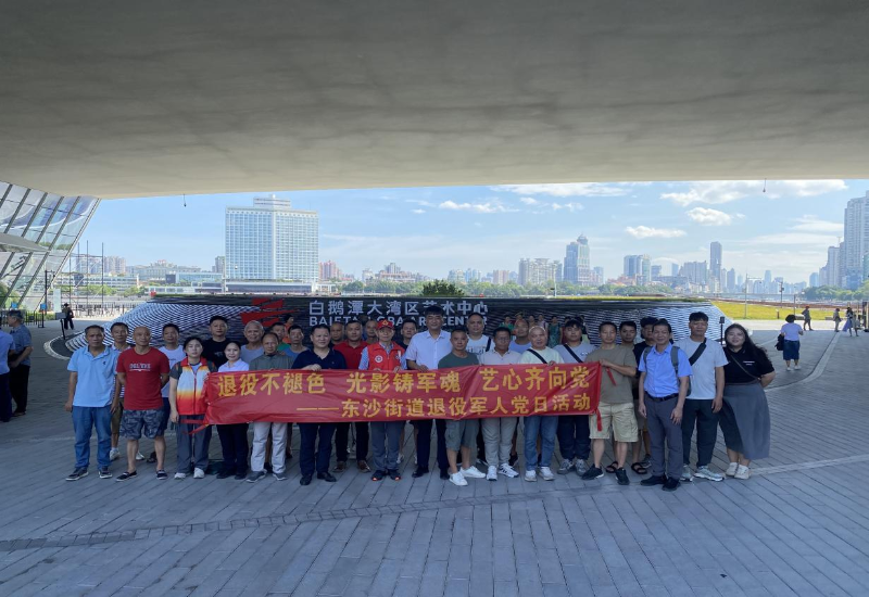 （图：东沙街退役军人党员代表到白鹅潭大湾区艺术中心参观）.png
